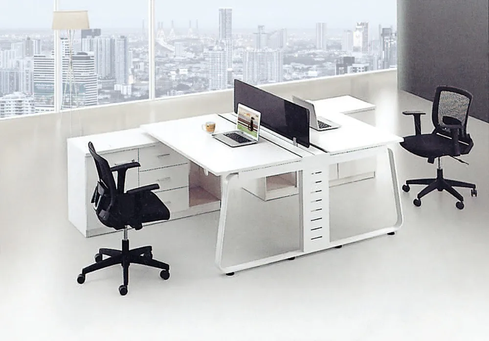 Classical T Shape Two Person Workstation Work Station Desk