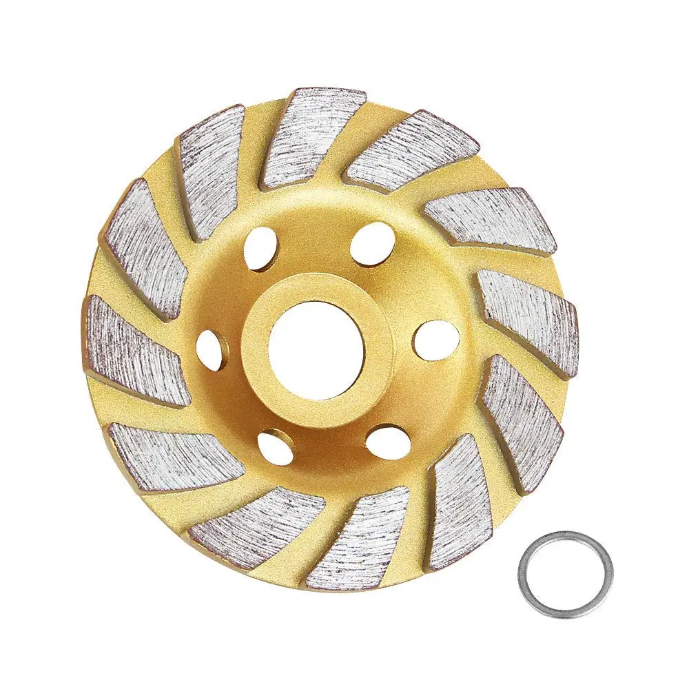 3 Piece 4 1//2 Inch 115mm Diamond Grinding Cup Wheel concrete travertine stone