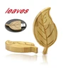 Wooden Leaf Simulation Golden Tree Leaves Usb Flash Drive Usb 2.0 Memory Card Pen Drive Pendrive 4gb 8gb 16gb