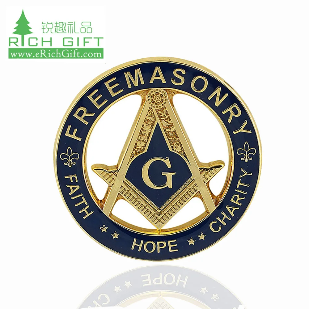 High Quality Free Design Custom Freemason Irregularly Shaped Soft