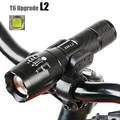 Bicycle Light 5 Mode XM L2 LED Bike Light Front Torch Waterproof Torch Holder 3800 Lumens