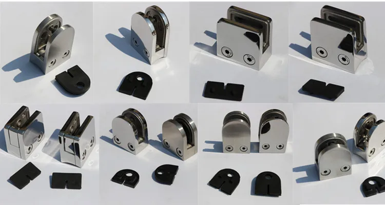 New products matt black stainless steel glass standoff.jpg