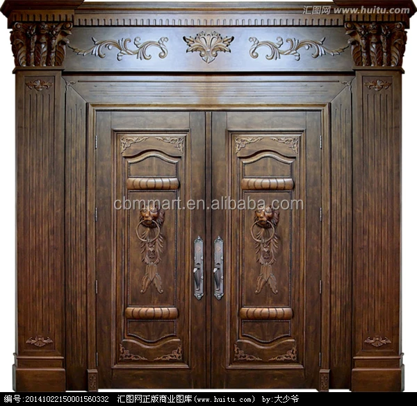 Antique Villa Main Entrance Wooden Doors Double Solid Wood Door ... Antique Villa Main Entrance Wooden Doors Double Solid Wood Door ...