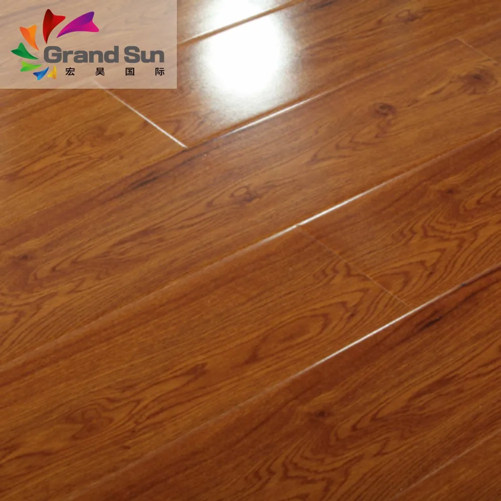 High Gloss Oak Engineered Brown Laminate Wood Floor 12mm Class 31 Ac3 Buy High Gloss Oak Engineered Brown Wood Laminate Flooring For Kitchen Modern Style Oak Laminate Flooring 12mm Class 31 Ac3