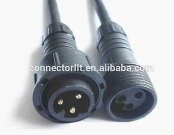 3 Pin Ip67 Outdoor Cable Connection Waterproof Wire Connector 3 Pin Ip67 Outdoor Cable Connection