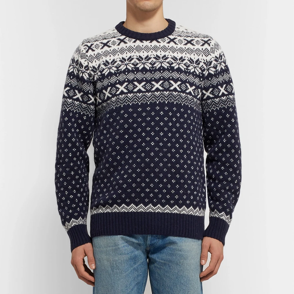 fair isle cashmere sweater