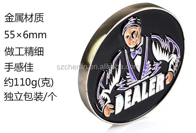 dealer button wholesale 50MM