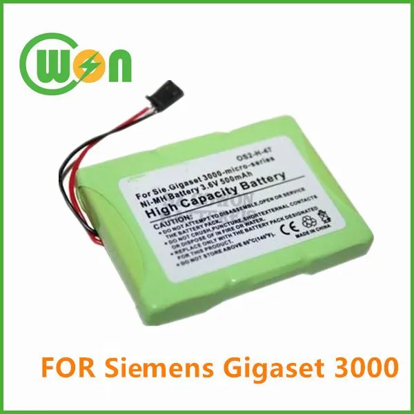 Batería BATTERY para Siemens Gigaset ni-mh mujer a140 Duo a145 a160 a165 a165 Trio