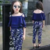 Girls Set Clothes Kids Fashion Top Pant Two Piece Children Summer Suit Girls Boutique Outfits 4 - 13 Years