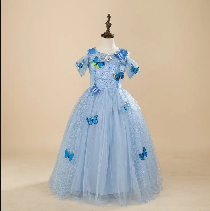 butterfly long frock