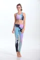 2016 Top Fitness Yoga Pants Women Sport Leggings Print Quick Dry Breathable Running Yoga Set Sexy