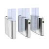 Intelligent Rifd Card Entrance Full High Turnstile / Stainless Steel Quick Pass / Sliding Turnstile Gate