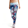 2016 Women Sportswear Yoga Pants Skinny High Waist Elastic Fitness Yoga Tights Sports Leggings Women Yoga