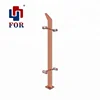 Complete in specifications titanium and rose gold railing steel stair railing