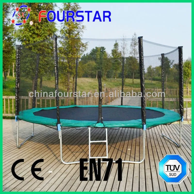 14ft Bungee Trampoline Bed For Kids And Adults With Black Pp Material