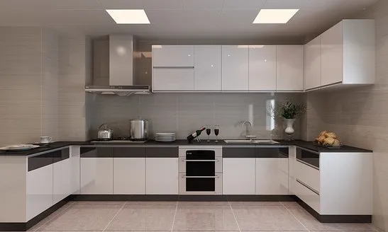 Candany Modern Lacquer Kitchen Cabinet Aluminium Composite 