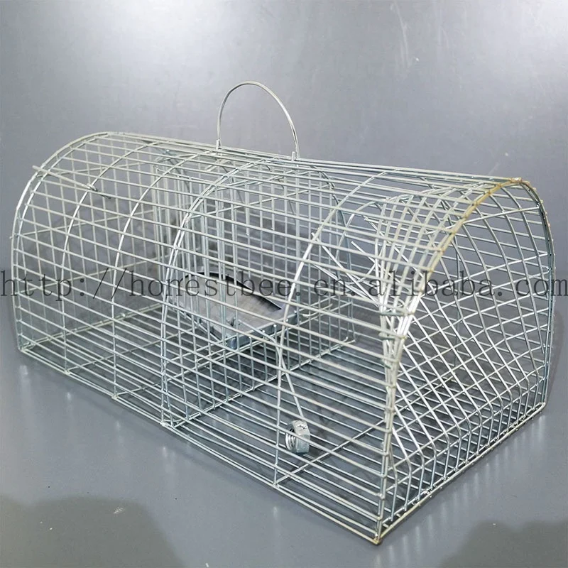 Family Metal Wire Galvanized Large Rat Trap Cage Rodent Vermin Humane