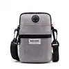 Earphone Hole Design Waterproof Multilayer Multifunctional Mobilephone Pouch Waist Bag With Removable Shoulder Strap For Men