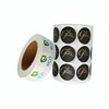 Plastic Brand Logo Printed Round Sticker Label Maker