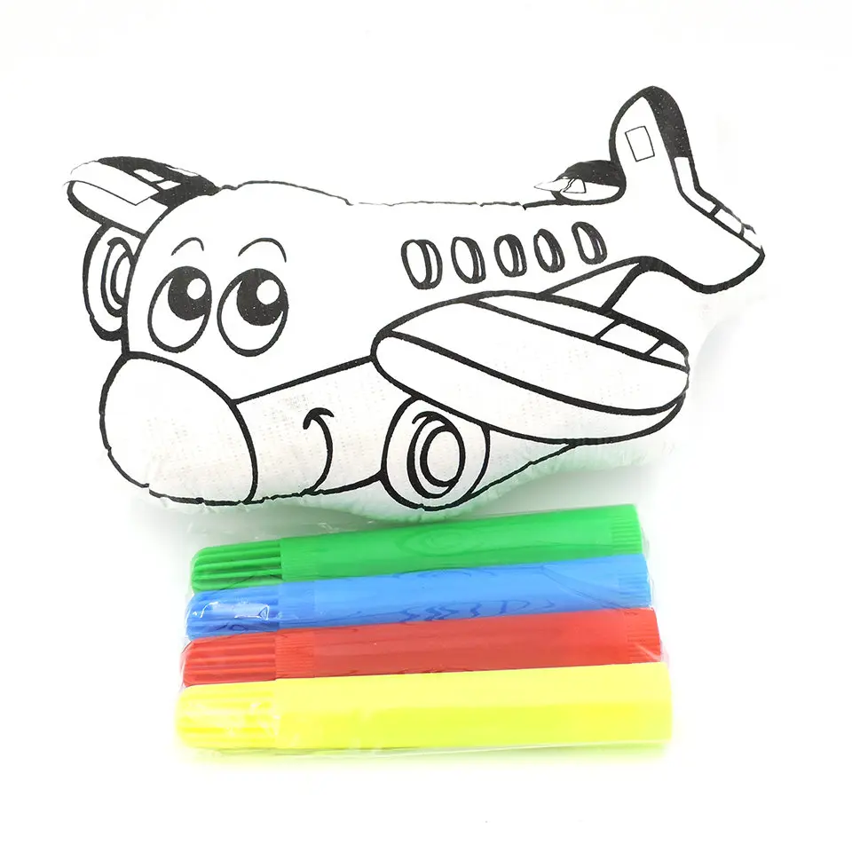 Mainan Boneka Diy Sesuai Pesanan Diy Pesawat Hewan Mainan Mewah Diy Pewarnaan Dengan Pena Mainan Untuk Hadiah Ulang Tahun Anak Anak Buy Diy Kustomisasi Boneka Mainan Kartun Pesawat