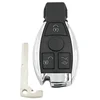 Hilind top quality 3 button smart remote key shell with blade for mercedes benz