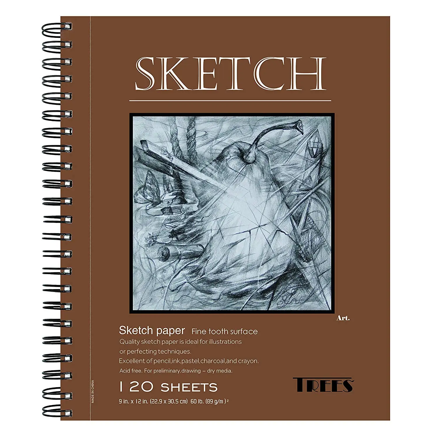 Artists Sketch Books 2 Pack 9 x 12 Shuttle Art 160 Sheets of Sketch