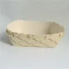 Foodgrade material supplier paper french fry boats ,paper boat tray