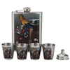 China Suppliers Stainless Steel Hip Flask Gift Set Includes Funnel And Cup Gift Box