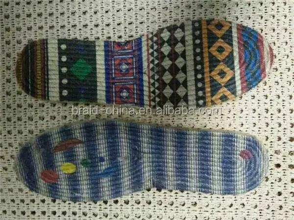 Yute suela de moda/moda alpargatas suela/yute suela para aligerar zapatos casuales
