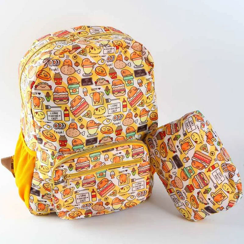 Japan Gudetama lazy egg Eggs jun Egg yolk brother large Double Children girl boy Casual Foldable