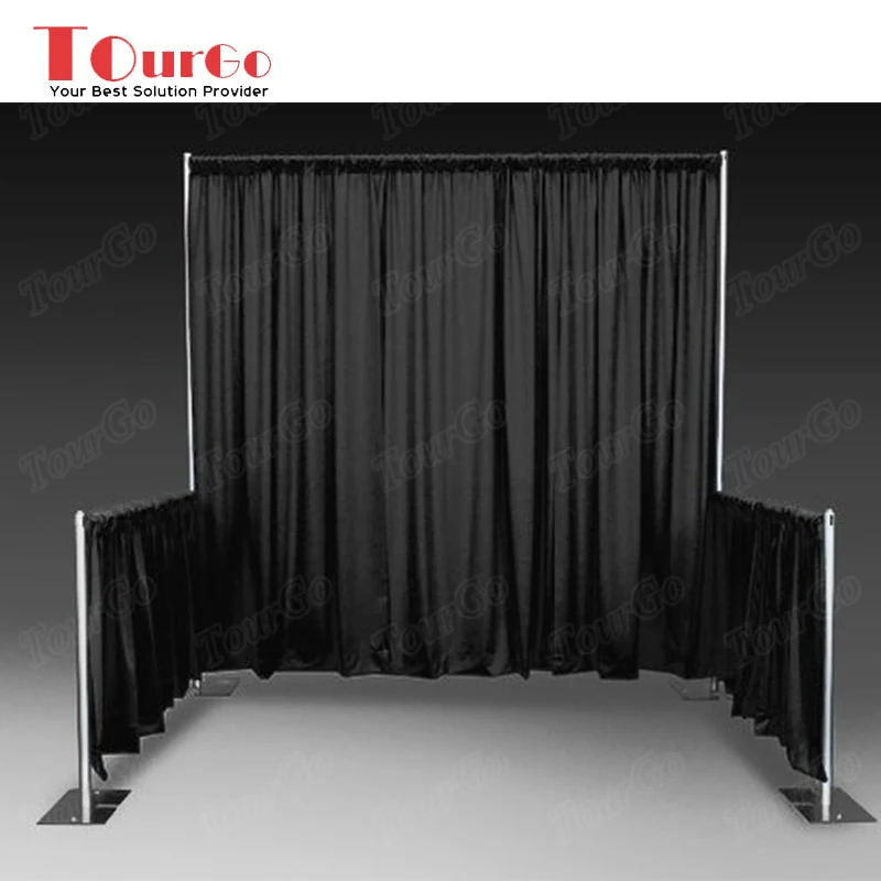 Tourgo Adjustable Pipe And Drape Hooks Pole Kit Panels View Pipe