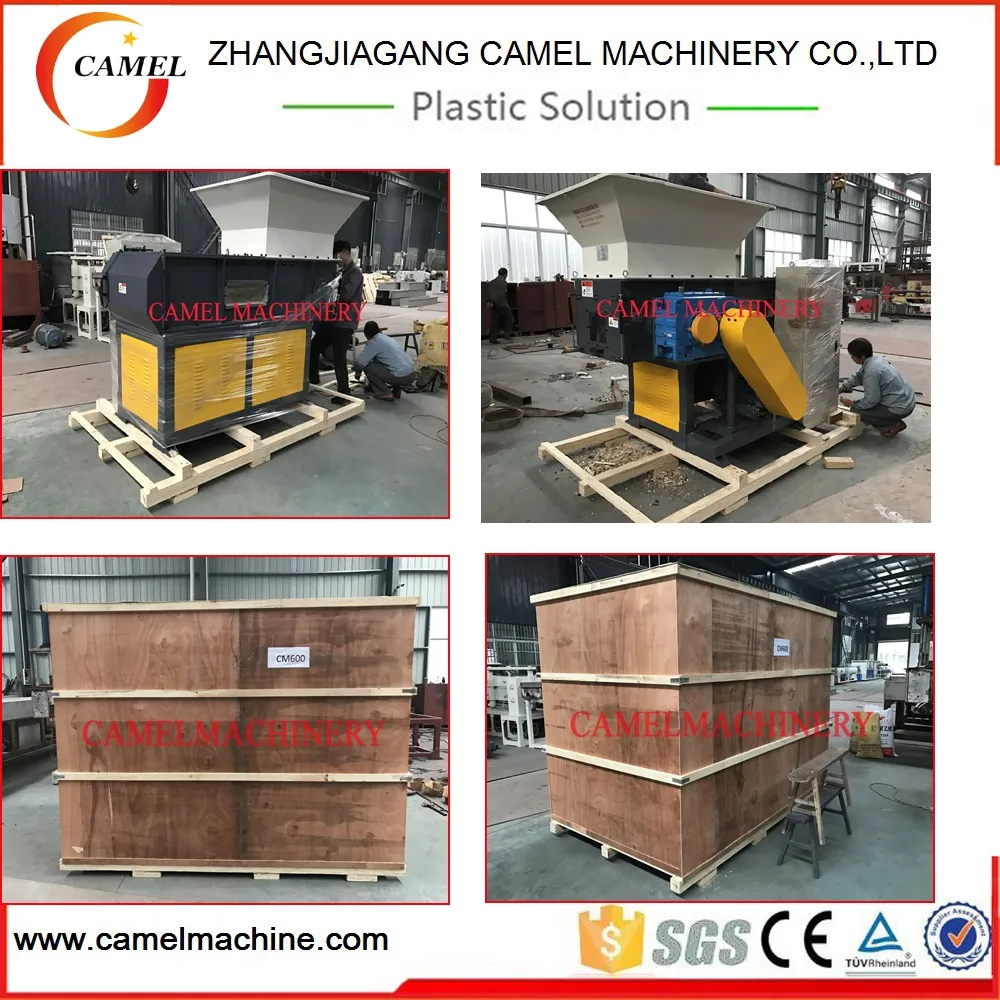 plastic solid waste crusher machine