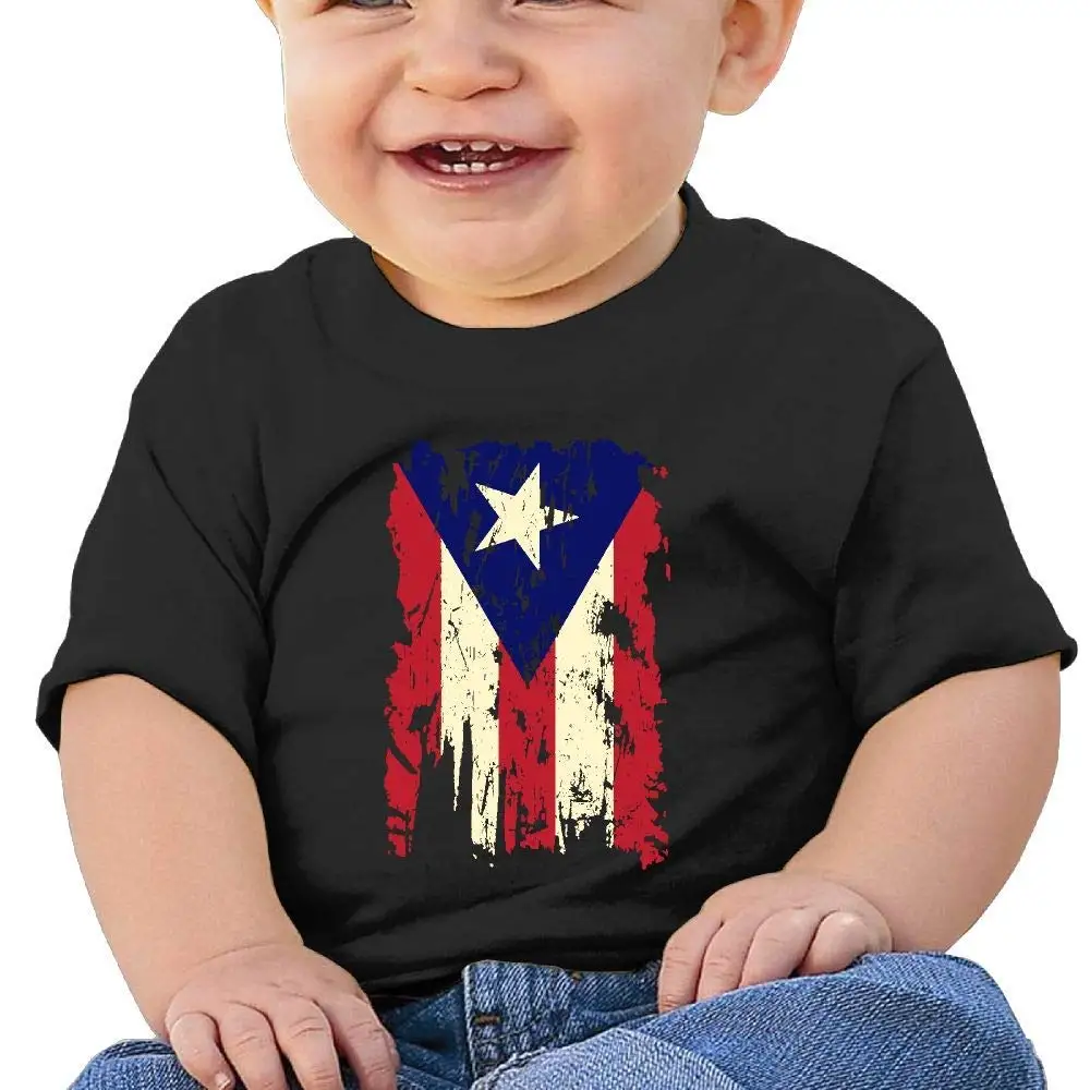 Puerto Rico Heartbeat Infant Baby Girl Boy Romper Jumpsuit Short Sleeve Bodysuit Tops Clothes