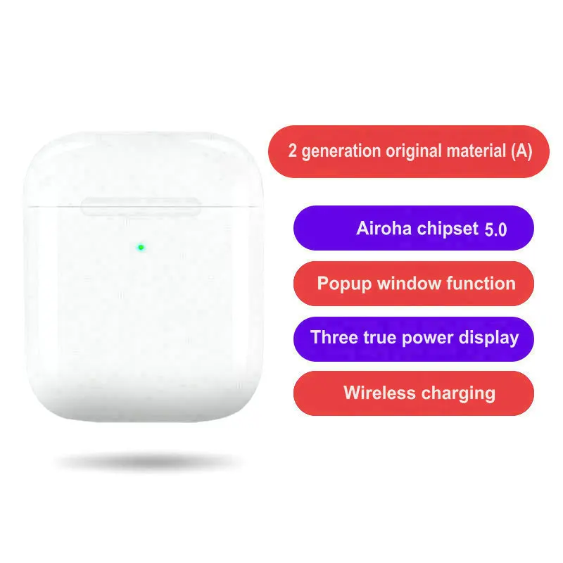 Original Factory Production 1/1 Bluetooth Wireless Earphone TWS 5.0 True Stereo Headphone Twins Siri Function Wireless Earbuds - ANKUX.COM
