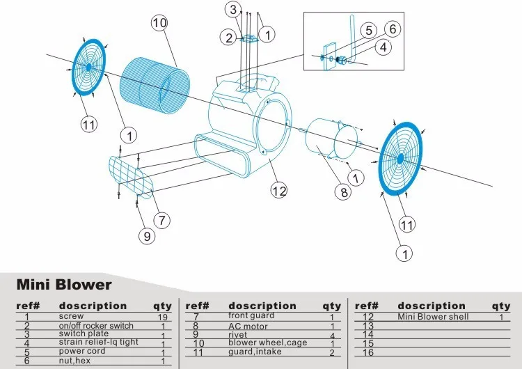  Industrial Mini Floor Dryer fan blower with wheels blow dryer electric towel mobile wheel dryer