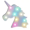 Goldmore 3W Cordless Battery Operated Colorful 10 LED Unicorn Night Light for kids/bedroom