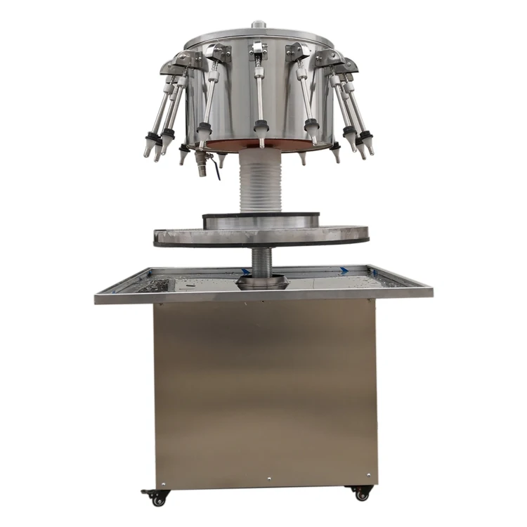 12 Heads Rotary Semi Automatic Mineral Water Wine Siphon Bottle Filling