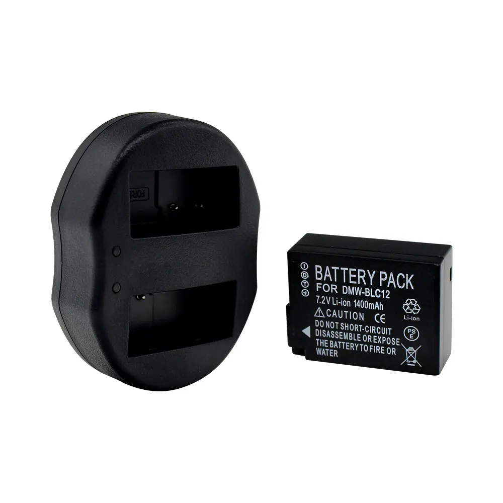 Dual Usb Charger Dmwblc12 For Panasonic Lumix Dmcfz200 Fz1000 G5 G6