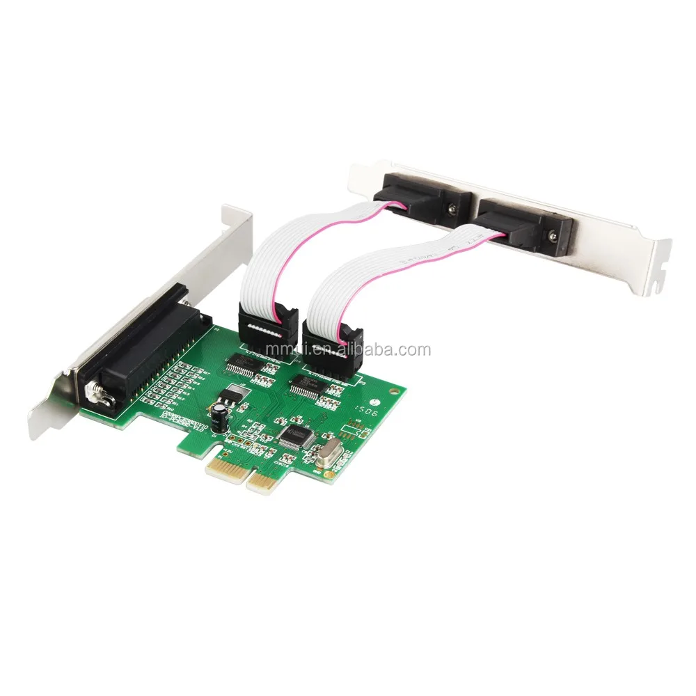 Pci Express Wch382 To Serial And Parallel Port Card For All Pcie 2