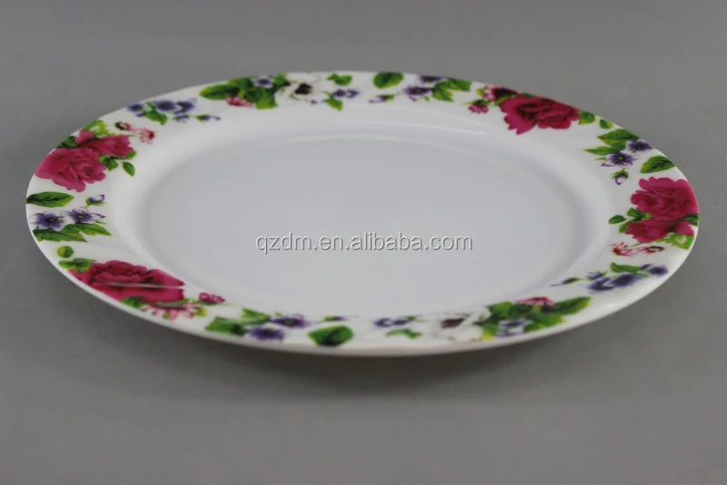 Hot Sell Melamine Ware Plate Plastic Serving Plate