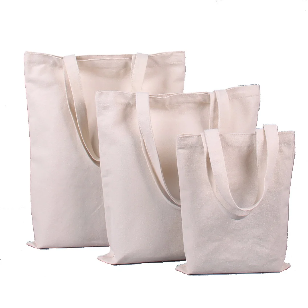 Wholesale Cheap Printing Shopping Book Cotton Shoulder Zipper Messenger Organic Canvas Tote Bag