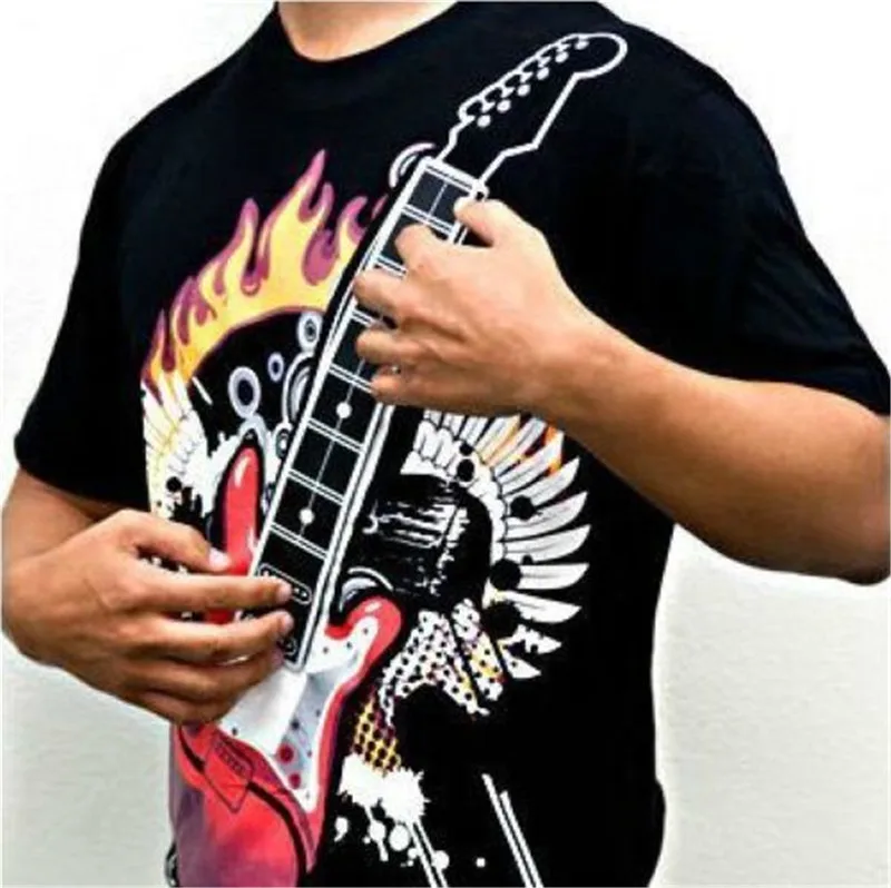 electronic guitar shirt