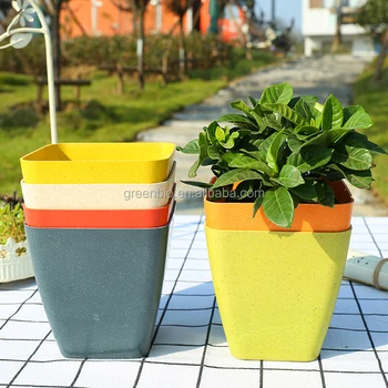 Biodegradable Bamboo Fibre Flower Pot Plant Pots Holder Product On Alibaba