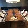 Factory wholesale high quality solid wood slab with live edge coffee table bases only