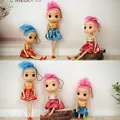 13CM Kids Toys Mini Dolls Interactive Soft Pendant Toys For Girls Fashion Doll Creative Gifts Confused