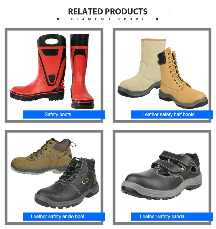 Custom Logo S2 Protective Work Industrial Mining Men Mine Safety Shoes