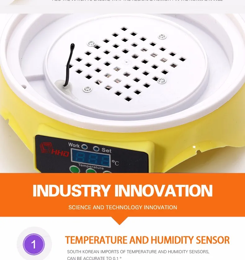 New design 7 eggs incubator CE approved automatic professional education montessori toy