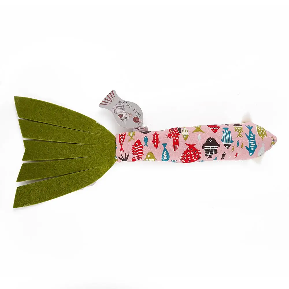 crinkle fish cat toy