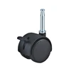 Long insert stem suitcase caster wheels 40mm furniture locker casters