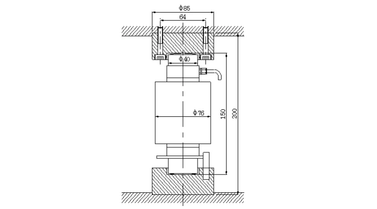 Anyload Hbm C16i Digital Load Cell 10tons Compression Silo Weighing